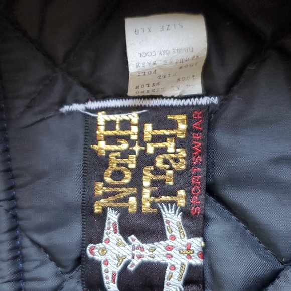 GE MANUFACTURING 91' JACKET CUSTOMER COMMITMENT VINTAGE XL NORTH TRAIL - Picture 6 of 6